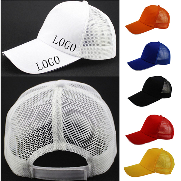 Canvas Mesh Cap Baseball Hat Sandwich Cap