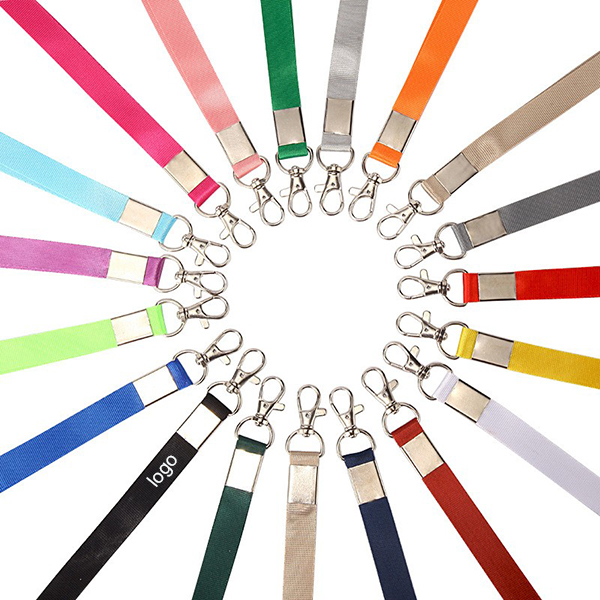 Soft Polyester Multi-Color Lanyard