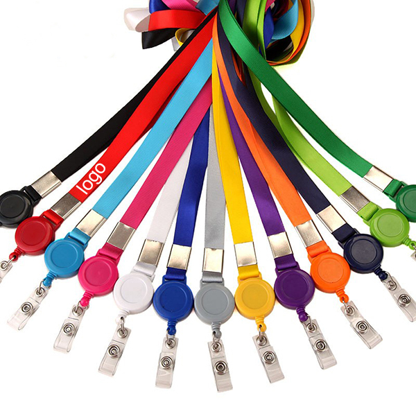 Polyester Lanyard& Retractable Badge Reel