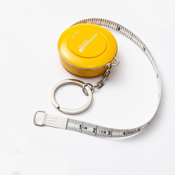 Round Tape Measure Key Chain view 2