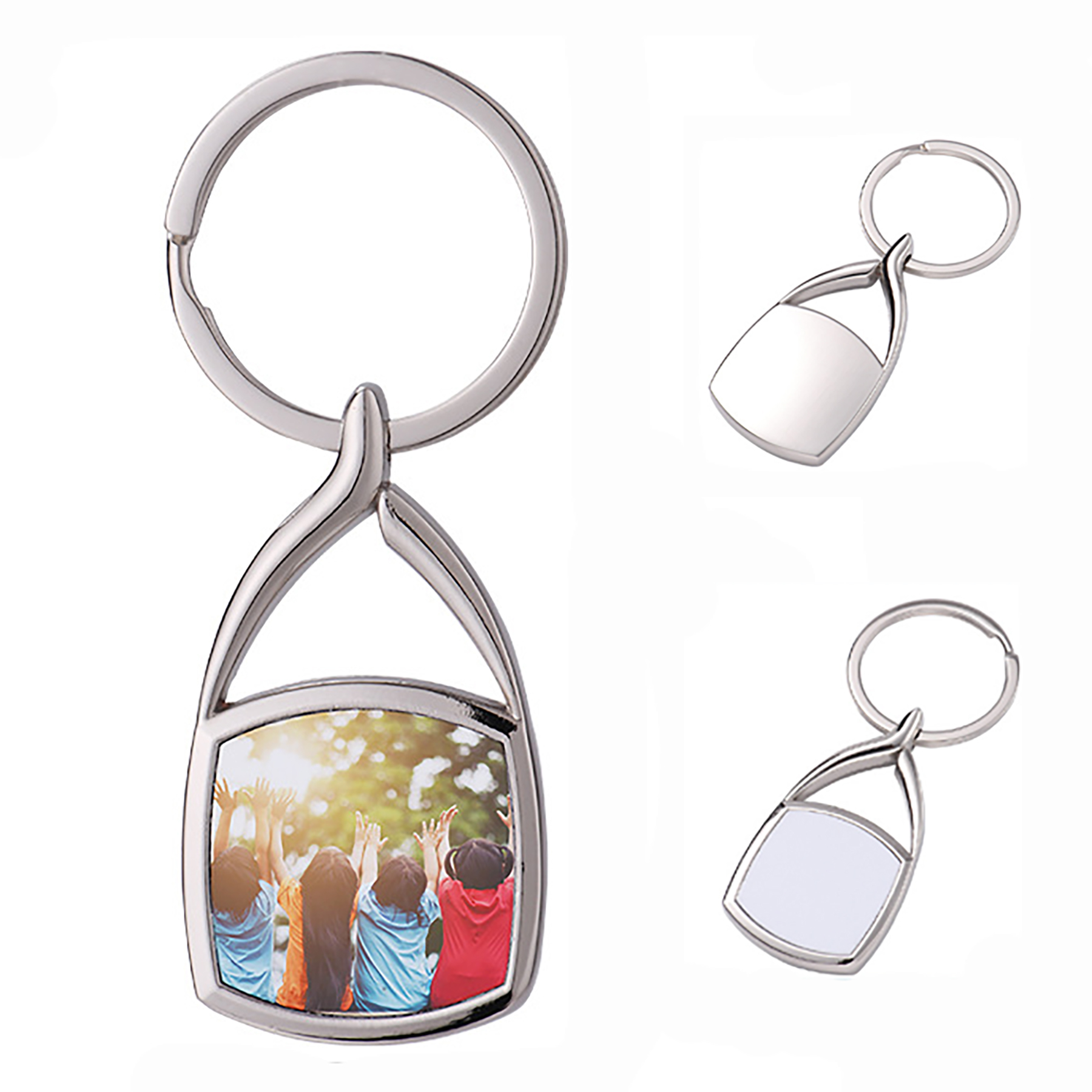 Double-Sided Custom Metal key Chain