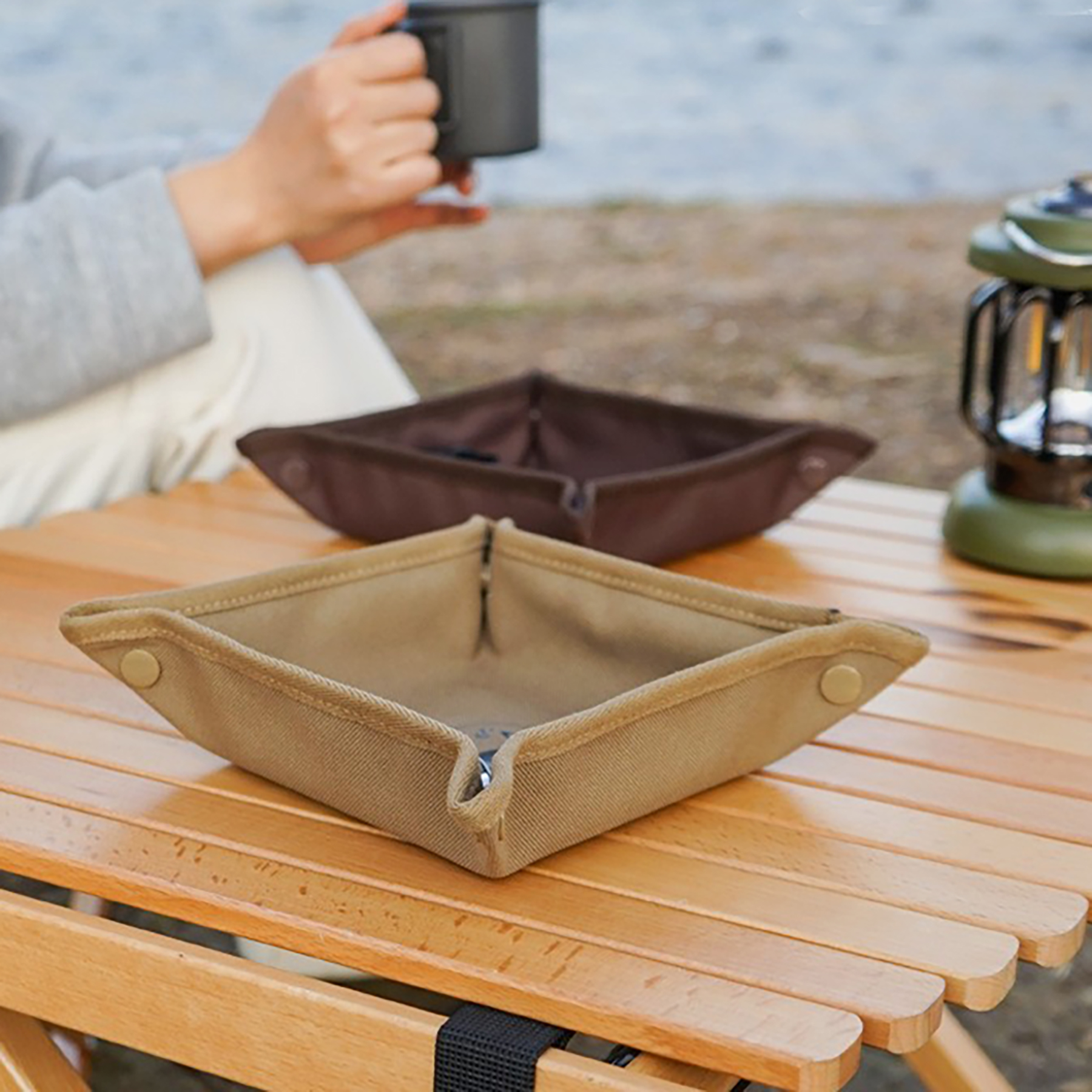 Camping storage tray view 3