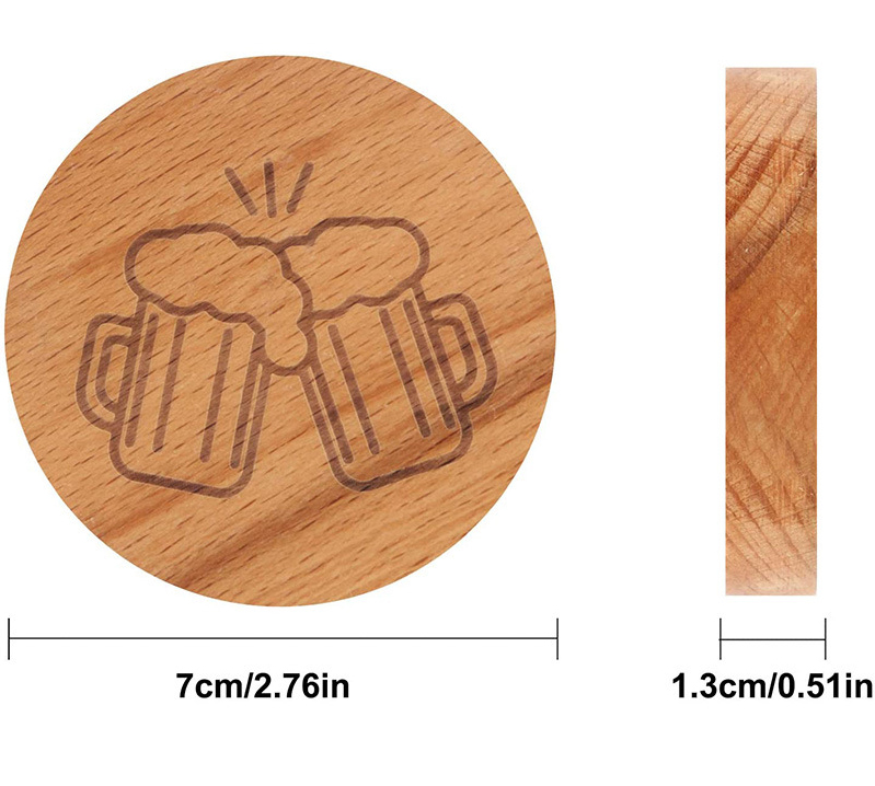Magnetic Wooden Bottle Opener view 4