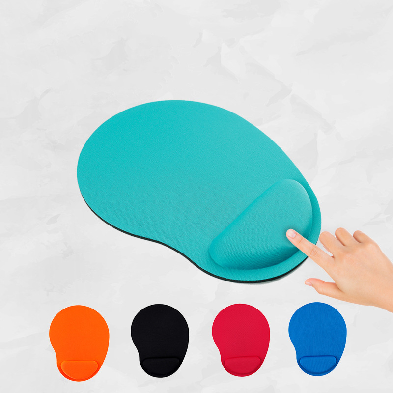 Custom Logo Printed Rubber Mouse Pad with Wrist Rest view 3