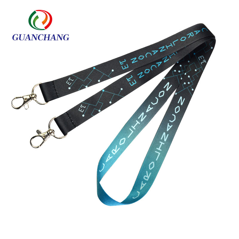 3/4" Screen Printed Polyester Lanyard view 2
