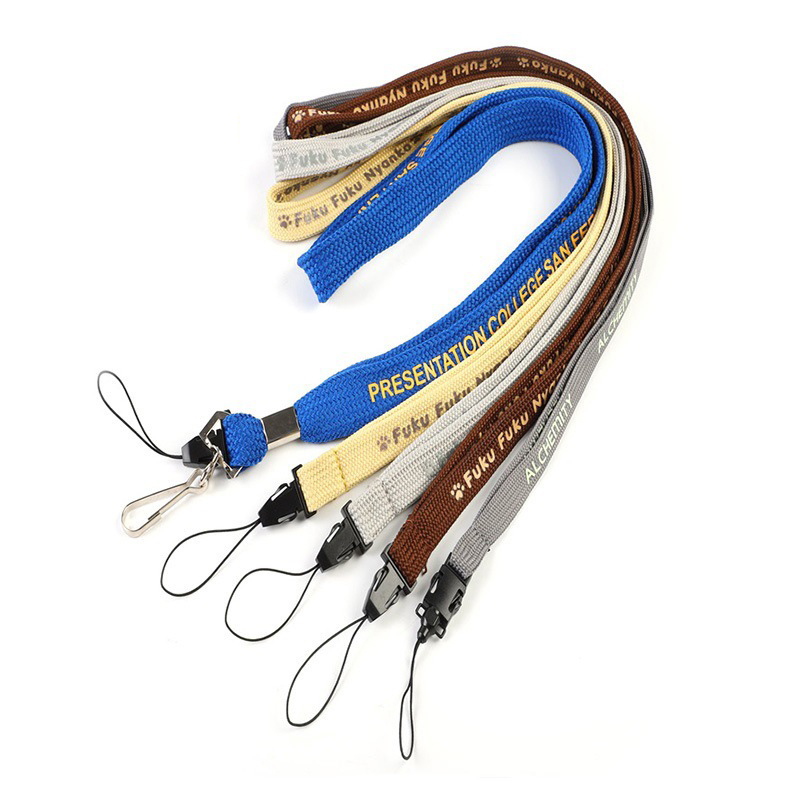 Polyester Silk Screen Lanyard