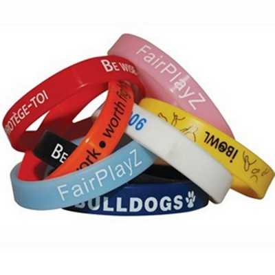 Custom Silicone Bracelet - Colorful view 2