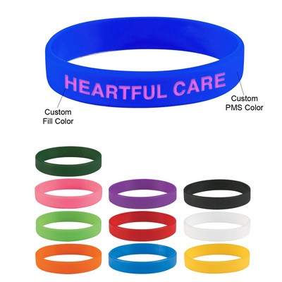 Custom Silicone Bracelet - Colorful view 3