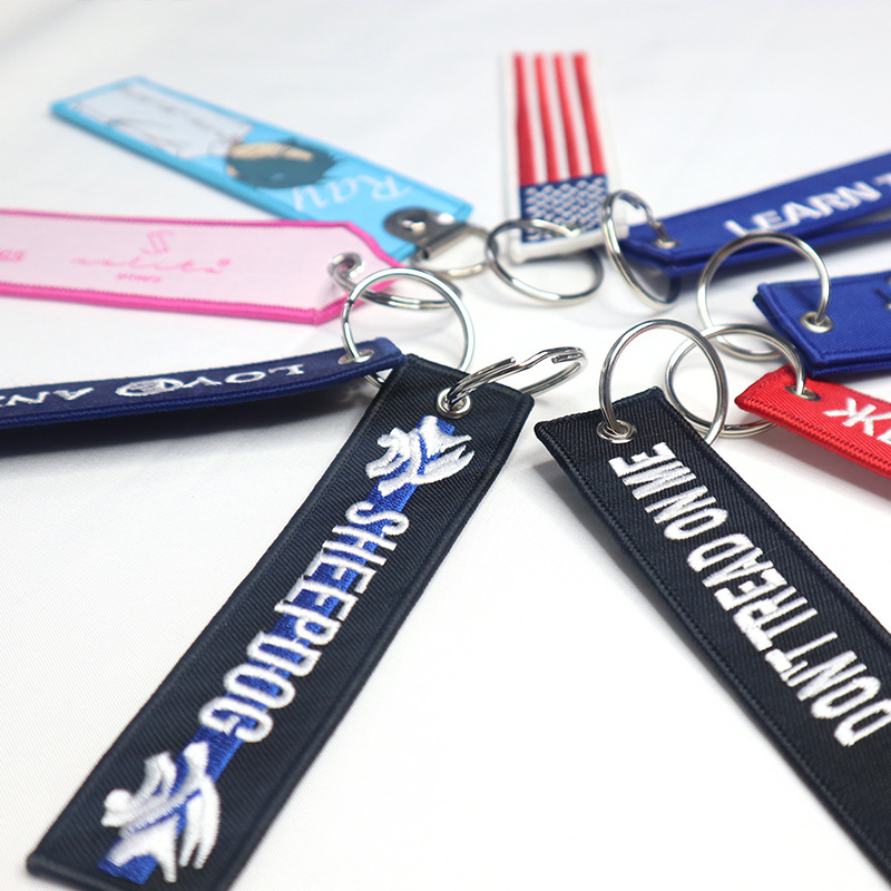Embroidered Keychain view 2