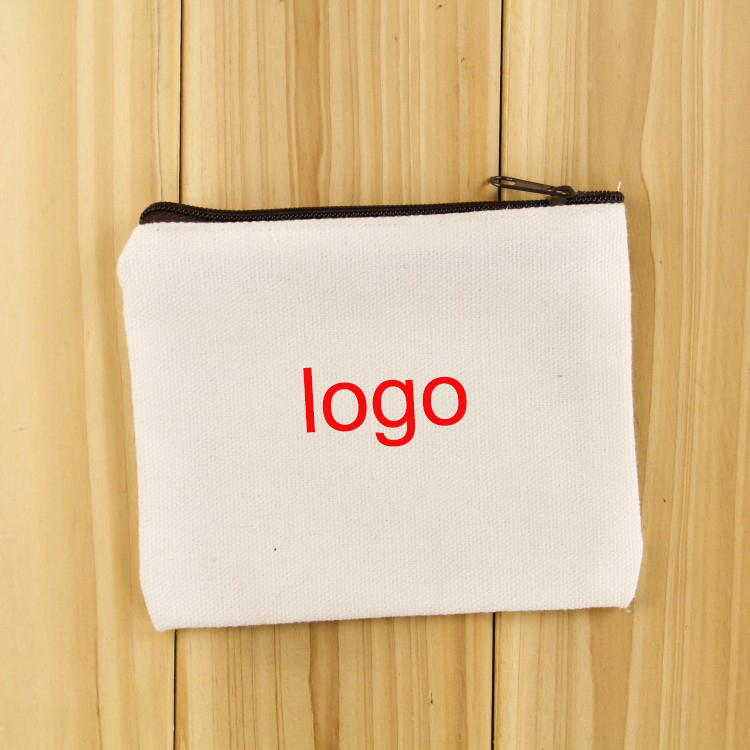 Customized Canvas Pencil Bag (5.11"W x 3.93"H) view 3
