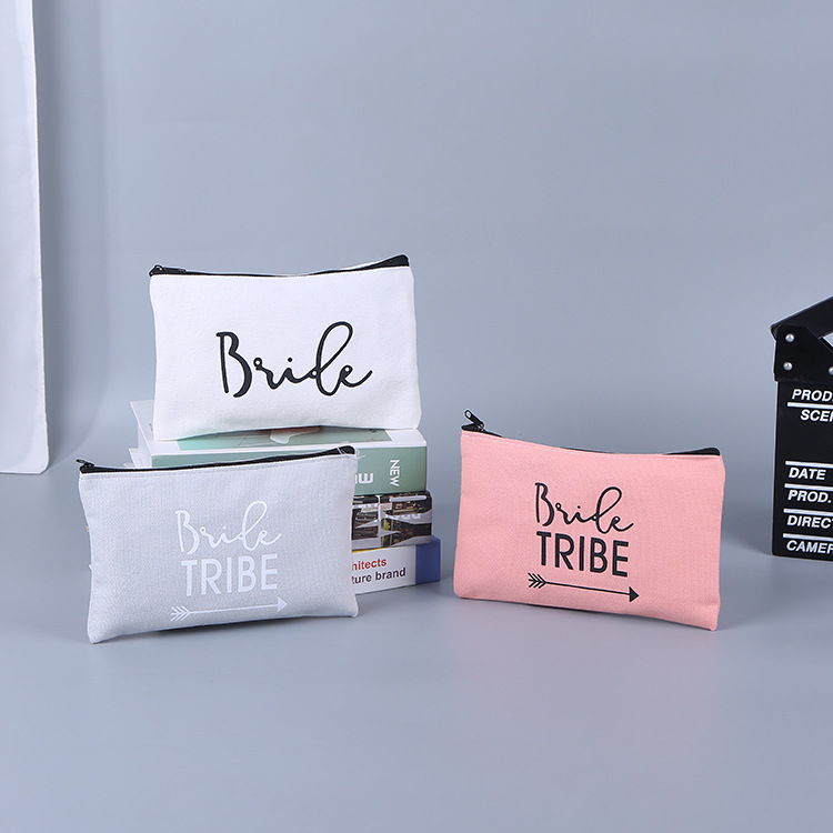 Customized Canvas Pencil Bag (5.11"W x 3.93"H) view 4