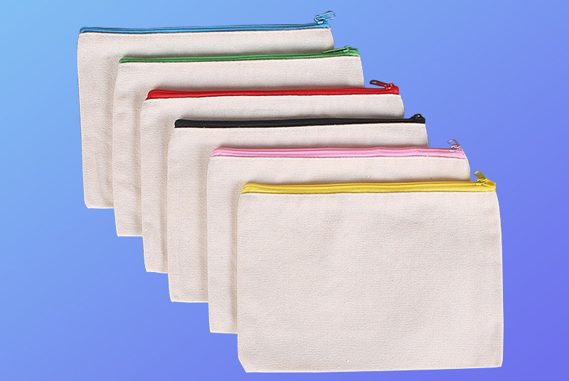 Customized Canvas Pencil Bag (7.87"W x 4.33"H) view 2