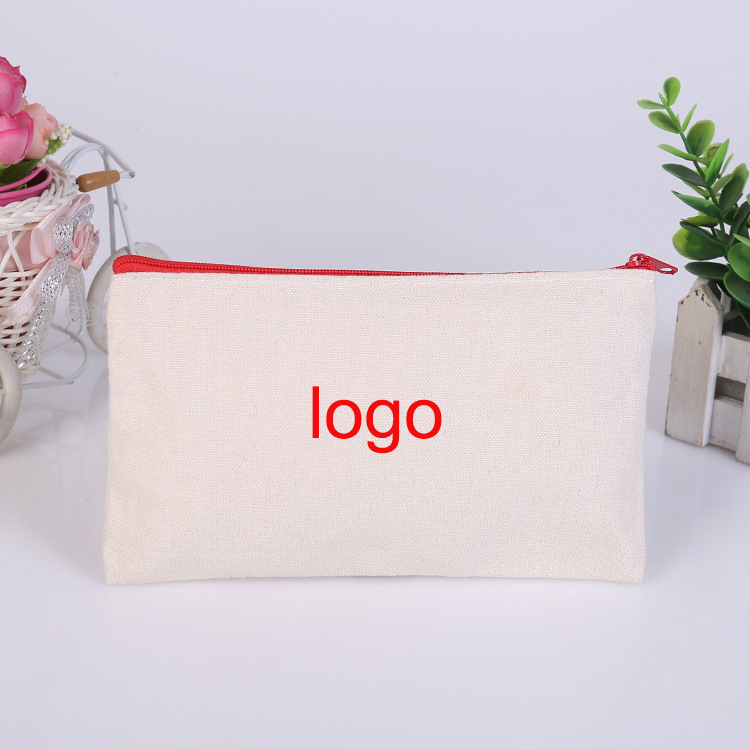 Customized Canvas Pencil Bag (7.08"W x 4.72") view 3