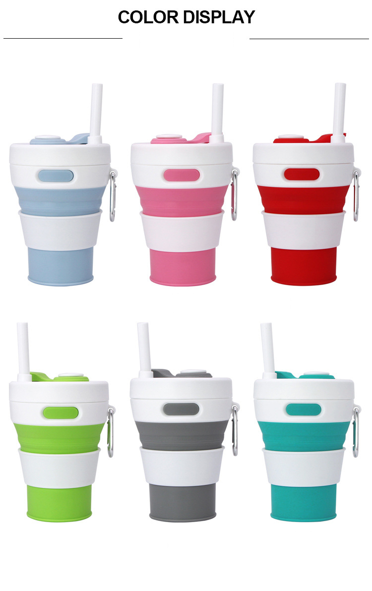 15Oz Silicone Foldable Cup