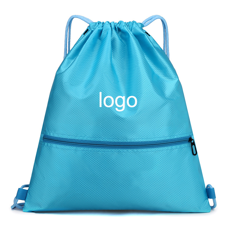 Simple Large Capacity Leisure Outdoor Drawstring Backpack view 2