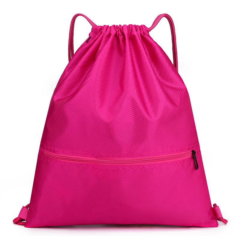 Simple Large Capacity Leisure Outdoor Drawstring Backpack view 5