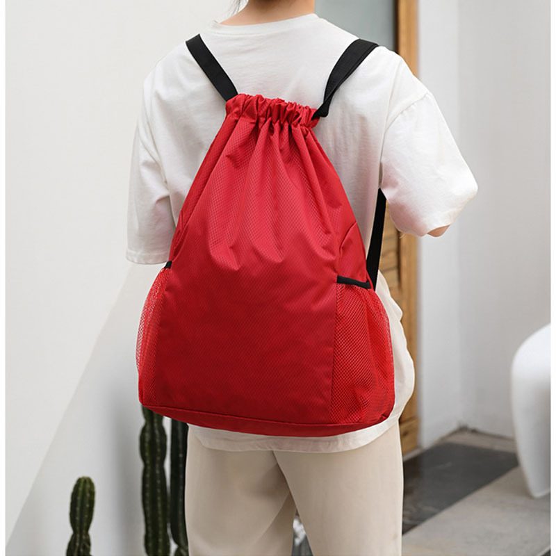 Bundle Pocket Drawstring Backpack view 5