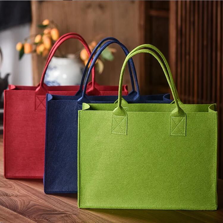 Portable Felt Tote Bag