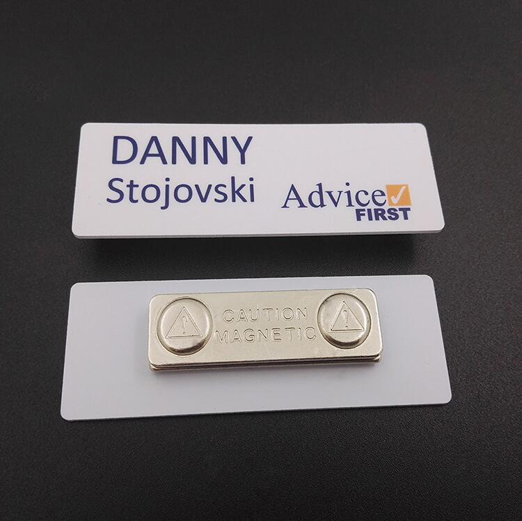 Printing Logo Pvc Magnetic Name Badge
