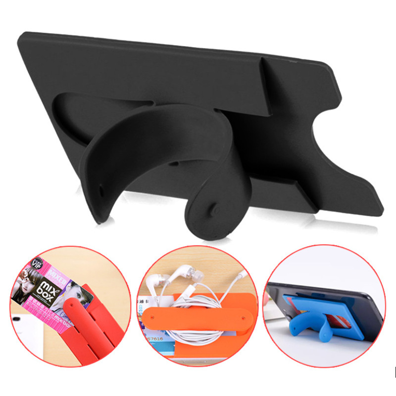 Silicone U shaped mobile phone holder view 3