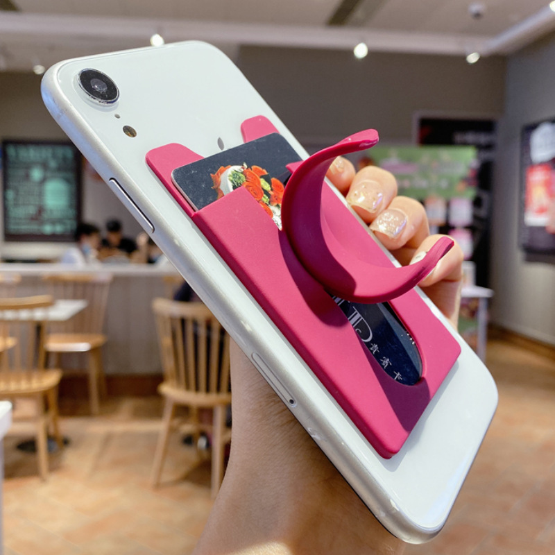 Silicone U shaped mobile phone holder view 4