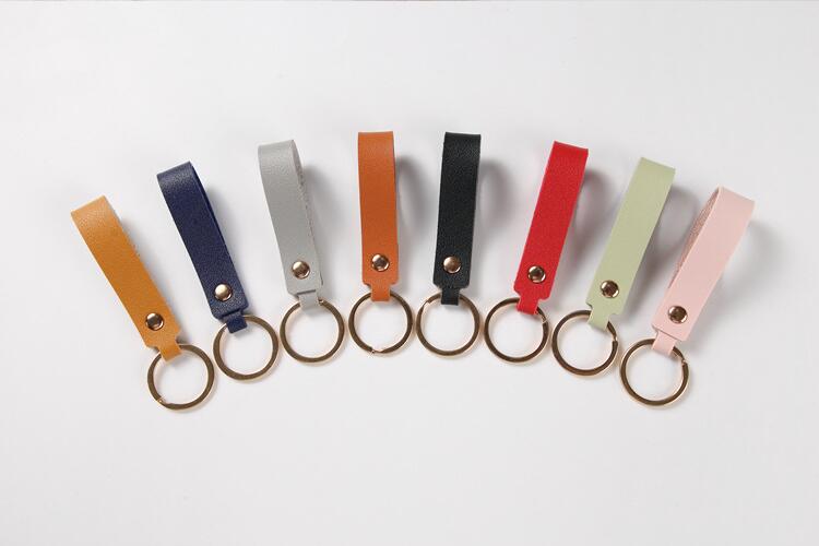 Promotional Gifts Pu Leather Keychain view 2