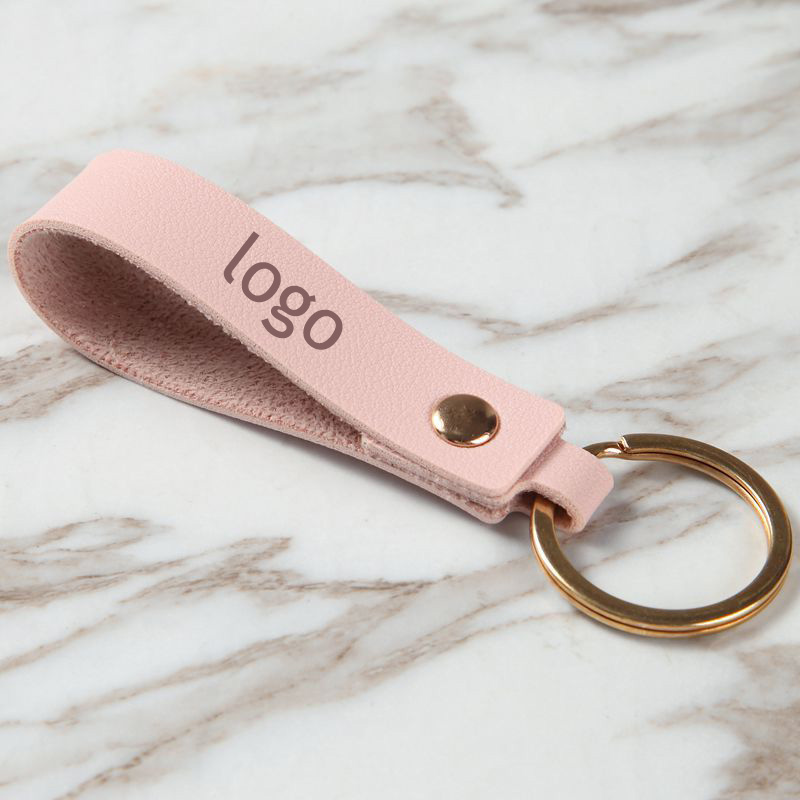 Promotional Gifts Pu Leather Keychain view 3