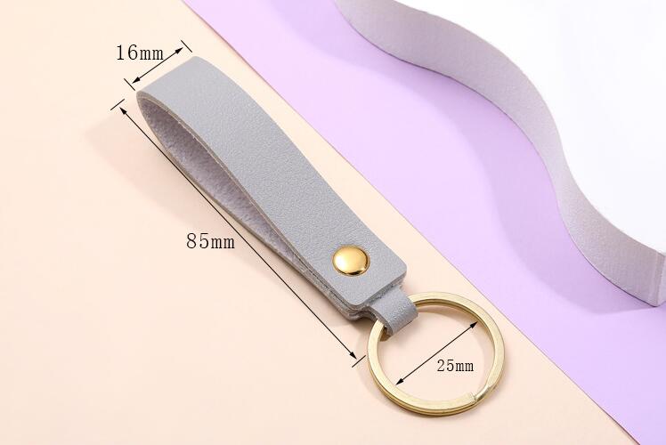 Promotional Gifts Pu Leather Keychain view 4