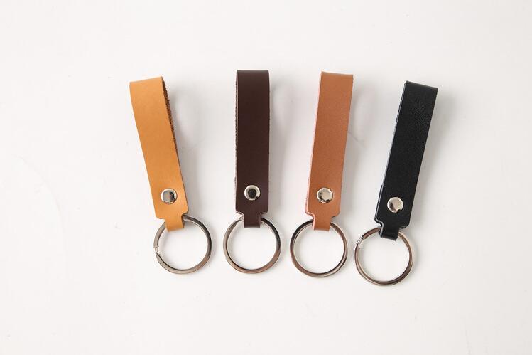 Promotional Gifts Cowhide Keychain view 2