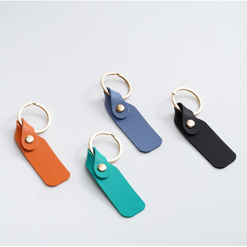 Special-shaped Pu Leather KeyChain view 3