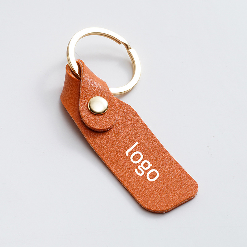 Special-shaped Pu Leather KeyChain view 4