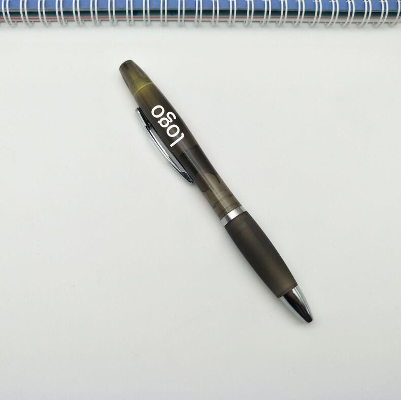 Custom Logo Frosted Double-ended Ballpoint Pen view 4