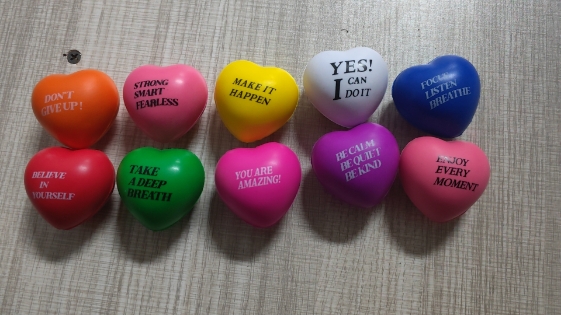 Heart Shaped Stress Ball view 3