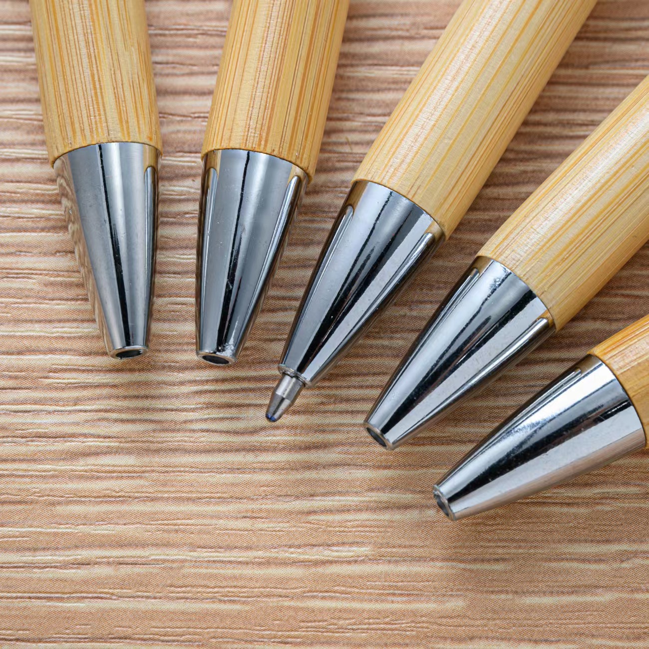 Custom Bamboo Ballpoint Pen view 2