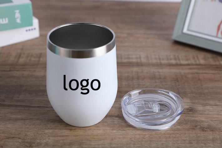 12oz Stainless Steel Double Eggshell Cup view 2