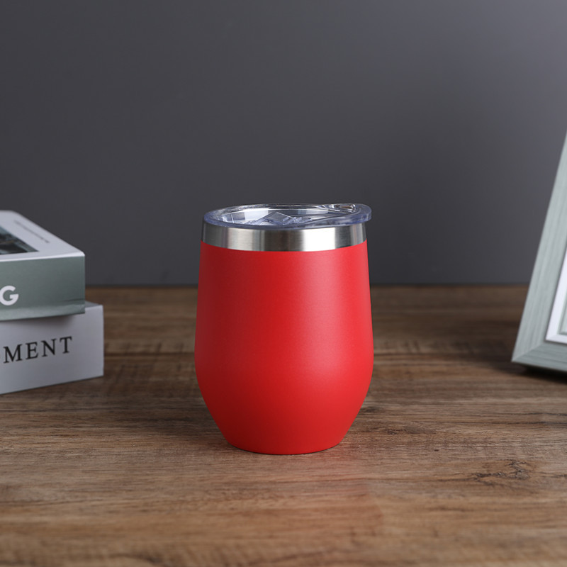12oz Stainless Steel Double Eggshell Cup view 6