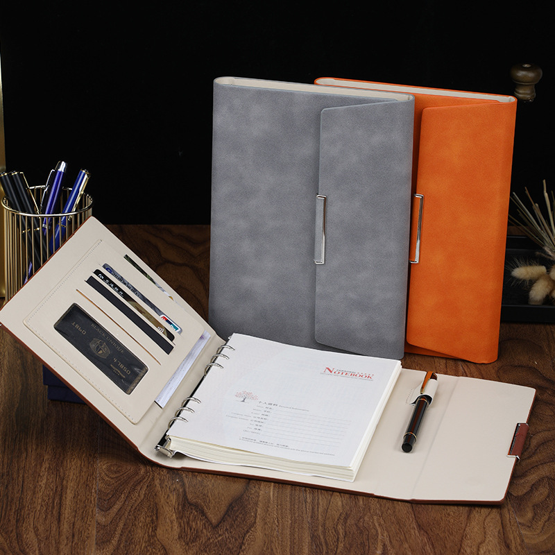 Business Three Fold Loose-Leaf Notepad view 2