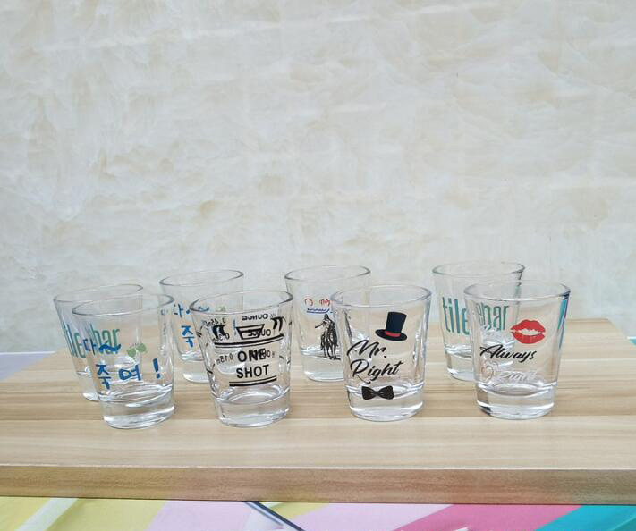 Thick-bottomed Glass Shooter Glass - 2 oz view 2