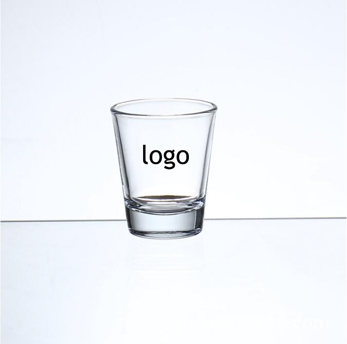Thick-bottomed Glass Shooter Glass - 2 oz view 3