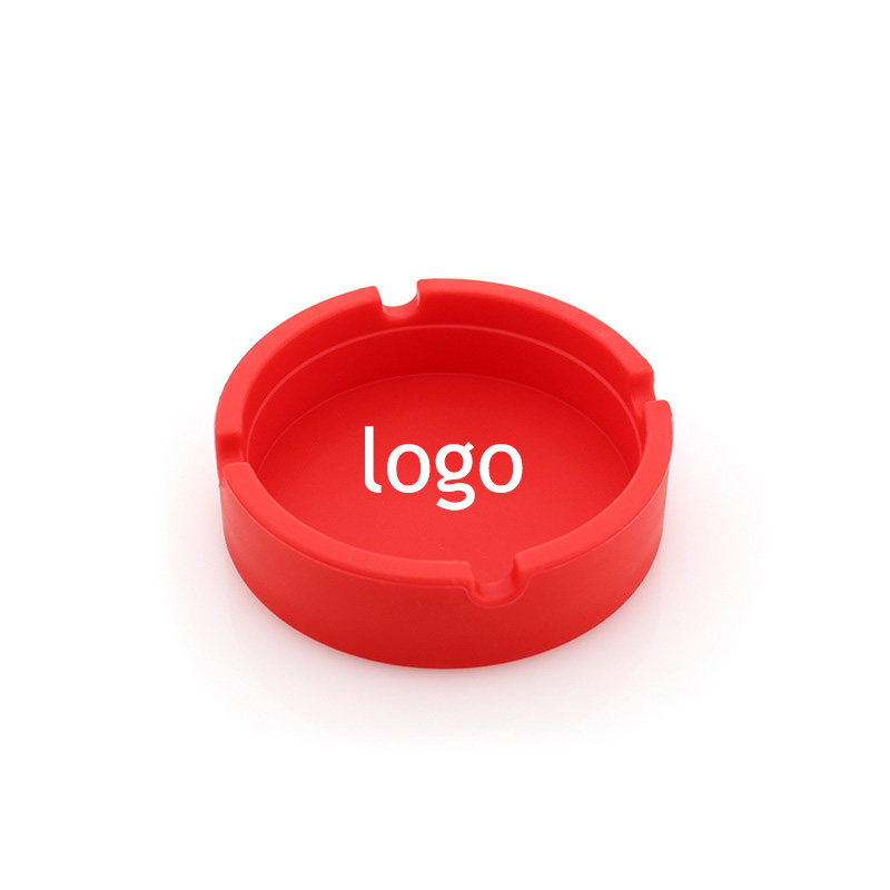 Round Portable Silicone Ashtray view 2