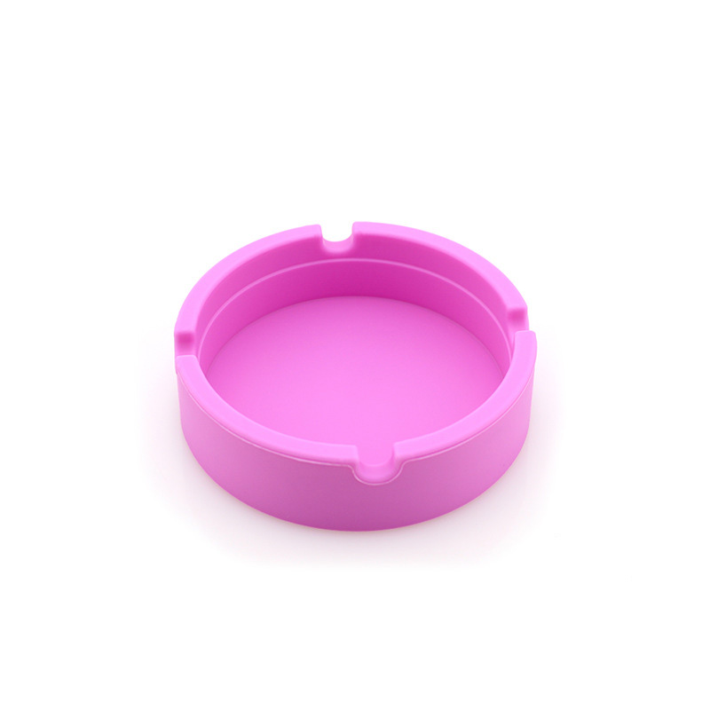 Round Portable Silicone Ashtray view 5