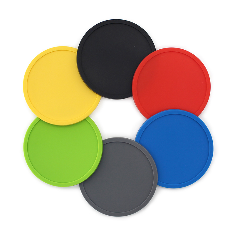 Custom Round Silicone Coaster