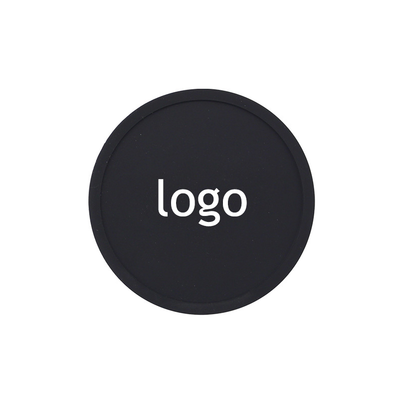 Custom Round Silicone Coaster view 3