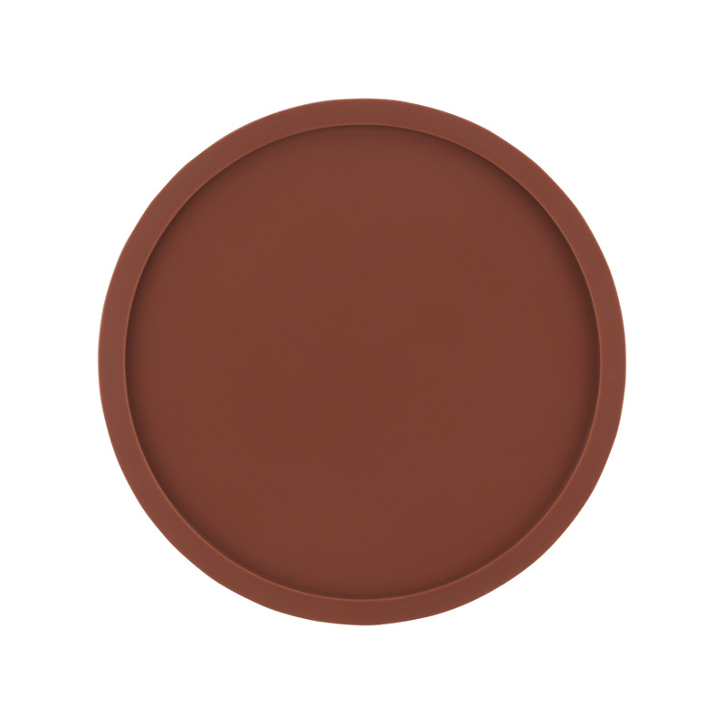 Custom Round Silicone Coaster view 5