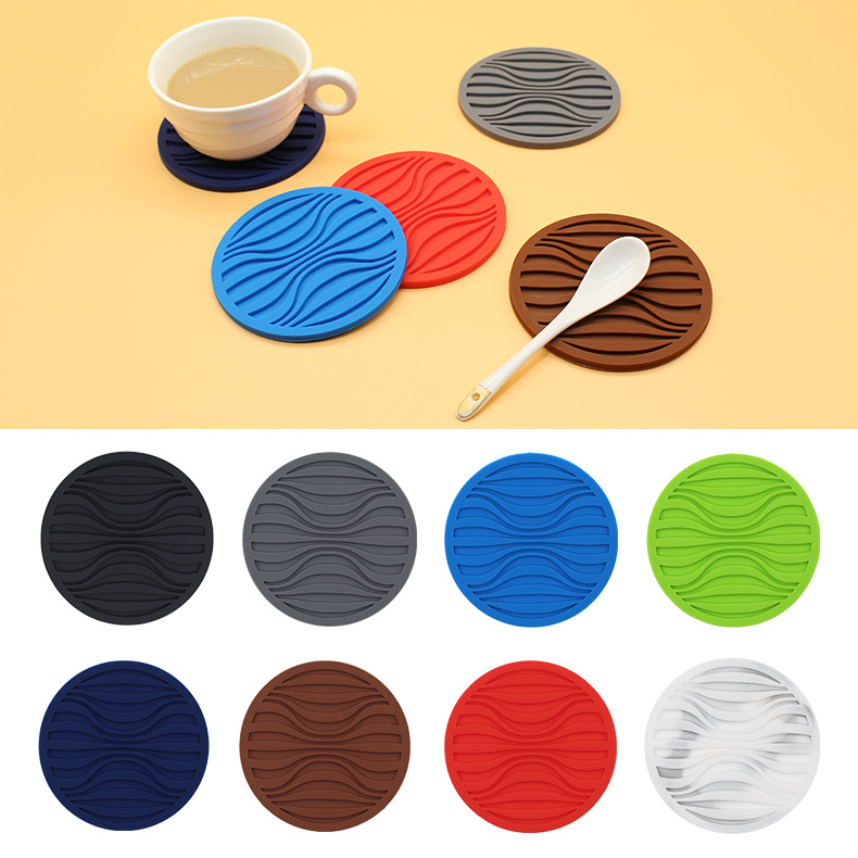 Custom Wavy Silicone Coaster