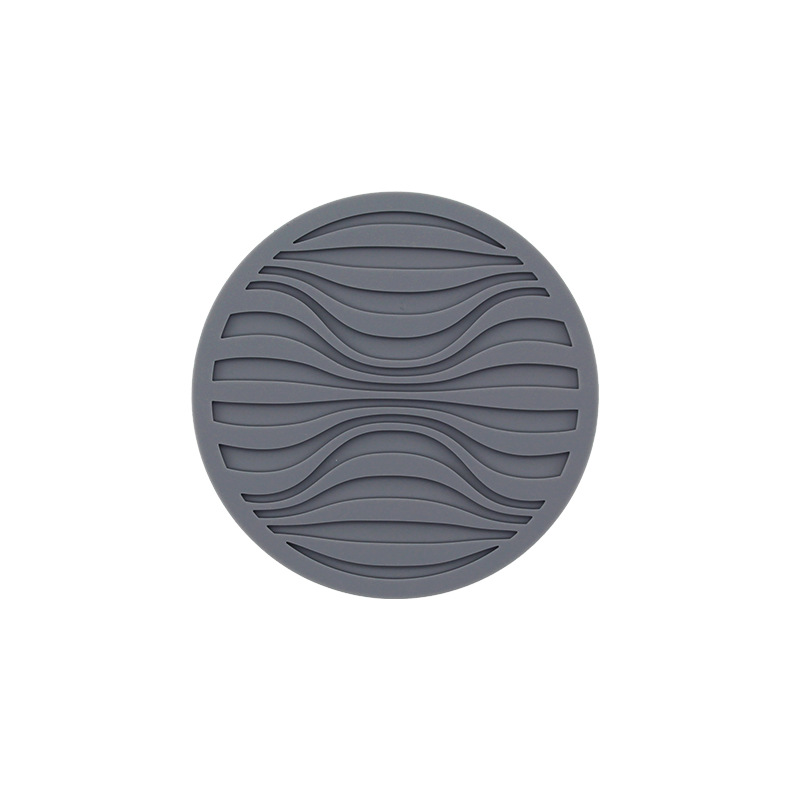 Custom Wavy Silicone Coaster view 5