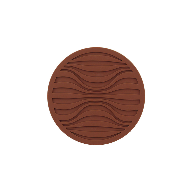 Custom Wavy Silicone Coaster view 6