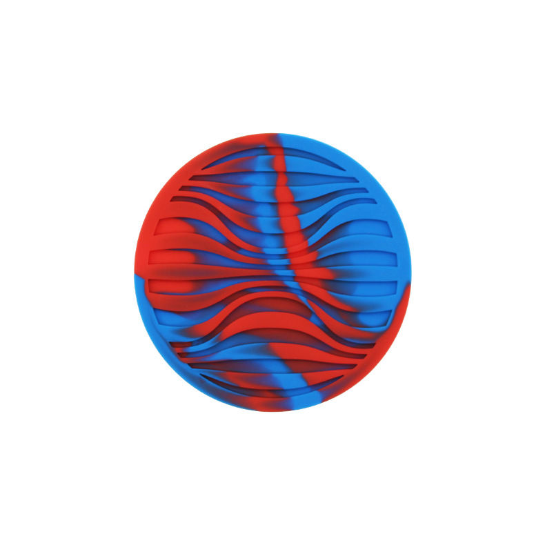 Custom Wavy Silicone Coaster view 14