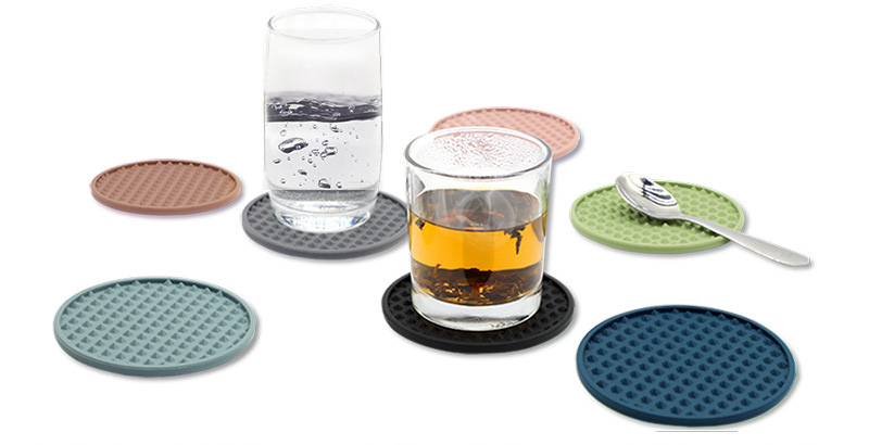 Custom Pyramid Silicone Coaster