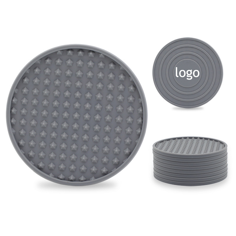 Custom Pyramid Silicone Coaster view 3